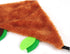SEIS 5pcs Hamster Hanging Cage Accessories Set Leaf Wood Design Hammock Channel Ropeway Swing for Guinea Pig Rat Birds