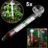 UCCKEYI 5-Pack Floating Glass Aquarium Thermometer with Suction Cup Fish Tank Aquarium Thermometer Safe for Freshwater