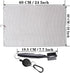 Golf Towels Set - Microfiber Waffle Design Golf Towel 16" X 24" with Hook and Loop Fastener and Retractable Brush