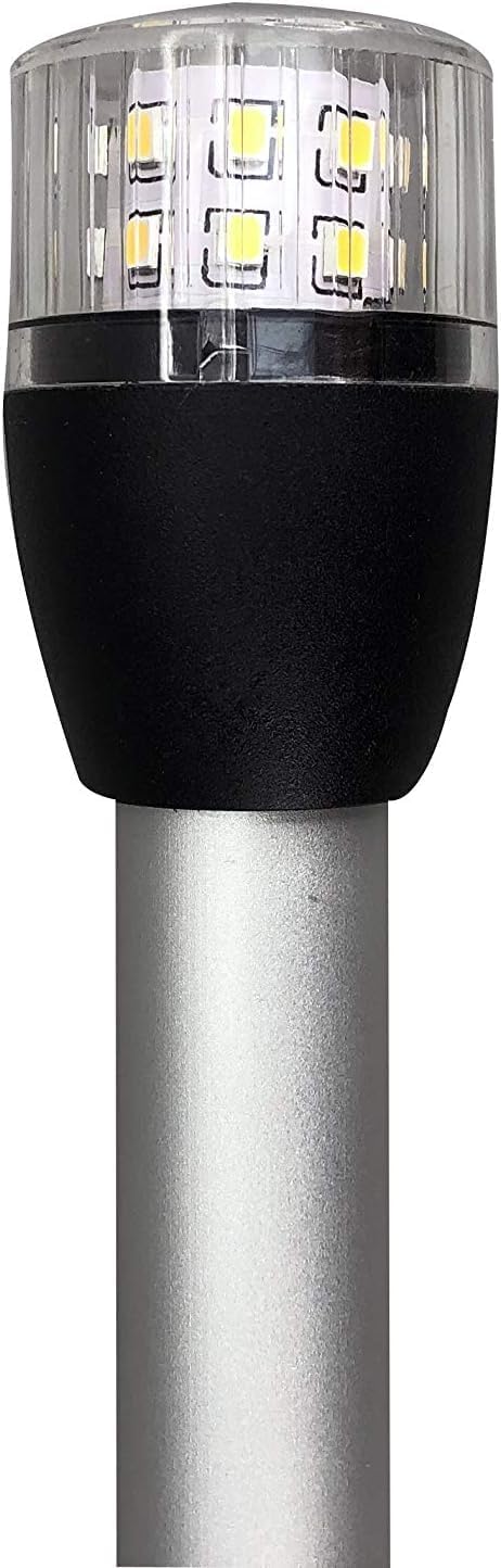 Pactrade Marine LED 22-1/4 Inches All Round Long Stern Light - Navigation Light with Removable 2 Pin Plug