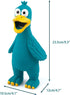 2 Pack CHIWAVA Squawking Latex Dog Toy Chicken Duck Squeeze Squeak Interactive Play for Medium Large Dogs Assorted