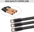 Golf Cart Battery Cable Set for Club Car DS 1995-Up, 48 Volt 4 Gauge (Set of 5)