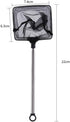 Fishing Landing Net, Mini Adjustable Telescopic Fish Skimming Net for Aquarium Fishbowl