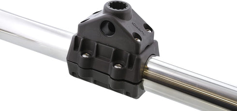 Scotty #0320 Black Rail Mount Adaptor, 2-Inch Round
