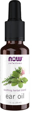 NOW Solutions Ear Oil, Soothing Herbal Blend, 1-Ounce, Great for Mild Discomfort or Irritation