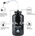 SHOKE Long Straw Water Bottle, 1 Liter, BPA Free Squeeze Leak Proof Sports Bottle, Black