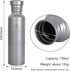 Outdoor 750ml Titanium Sports Bottle - Wide Mouth Flask Canteen for Camping Cycling Hiking Ti1507B