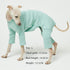Basic Dog Pajamas in Pastel Mint, Durable and Elastic Dog Onesie Apparel for Large Dogs