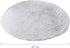 16 Inch Plush Dog Bed Mat, Warm Fluffy Round Crate Pad with Anti-Slip Waterproof Bottom for Small Dogs