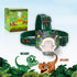 Niovexium 3 4 5 6 7 8 9 LED Dinosaur Headlamp for Kids, Children's Toy Flashlight T-Rex Dinosaur Toys for Age Years Old