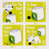 Occupiedpet Dog Tennis Ball Treat Toy, Interactive Food Reward Ball for Dogs, Non-Toxic Self-Play Chew Toy for Boredom
