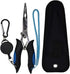 Stainless Steel Fishing Pliers - Needle Nose Plier for Cutting Fishing Line, Multitool Pliers with Sheath and