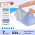 3D-Barrier 7 22"x23" 25 Counts 4 ZOMISIA Puppy Pee Pads for Dogs, Cups Absorb & Rise Puffy Gel-Wall Leak-Proof, + Pet