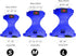 Flashseen LED Dog Harness - Lighted USB Rechargeable Pet Harness for Small, Medium, Large Dogs (Blue, L)