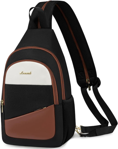 LOVEVOOK Sling Bag for Women, Sling Backpack Crossbody Bag Convertible, Small Diaper