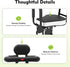 Yoodqoe 1-5 Kids Bike Seat Bicycle Front Mounted Baby Seat, Lightweight Child Bicycle Safety Seat, Bicycle Mounted