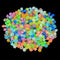 Glow in The Dark Stones 100pcs Luminous Rocks for Fish Tank, Vase Fillers, and Decorations Powered by Light