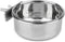 Hypeety Stainless Steel Food Water Bowl for Pet Bird Crates, Cages, Coop, Dog, Cat, Parrot, Rabbit (Medium, 4.7 * 2.1in)