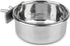 Hypeety Stainless Steel Food Water Bowl for Pet Bird Crates, Cages, Coop, Dog, Cat, Parrot, Rabbit (Medium, 4.7 * 2.1in)