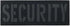 Large Reflective Laser Cut Security Patch, 11x4 inches with Hook and Loop for Vests and Backpacks