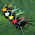 XFISHMAN Popper-Flies for Fly Fishing, Topwater Bass Panfish Bluegill Poppers Flies Bugs Lures