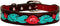 HILASON Brown Medium Strong Genuine Leather Dog Collar | Painted Medium | Leather Dog Collar | Dog Collar
