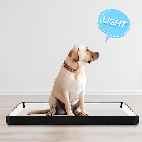 4 33 23 Inch FoldTier Dog Pee Pad Holder with Fixing Clips x Extra Large Foldable Potty Pads Puppy Pad Holder Tray