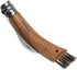 Opinel No. 08 Mushroom Knife, Beechwood Handle, Curved Blade, Made in France