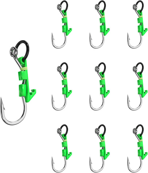 HENRUN Pack of 10 Live Shrimp Hook Engineered to Maintain Shrimp Activity and