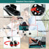Travel-Friendly Folding Pet Stroller for Cats and Dogs - Teal