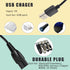 Universal Hair Clipper Charger Cord, Replacement for Electric Clippers, Shavers, Razors, Trimmers, Fits SUPRENT,