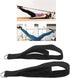 Pilates Straps, Pack of 2 Anti Slip Practical Pilates Double Loop Straps Fitness D Ring Straps Double Loops Padded Pilates Equipment for Home Gym Workout Yoga Exercise Accessories