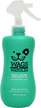 Wags & Wiggles Relieve Dog Anti-Itch Spray, Kiwi Scent - Waterless Dry Shampoo for Dogs