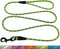 1/5" Rope Dog Leash for Small Dogs, 6FT Lightweight Sturdy Nylon Pet Leash with Rotating Metal Clip
