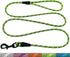 1/5" Rope Dog Leash for Small Dogs, 6FT Lightweight Sturdy Nylon Pet Leash with Rotating Metal Clip