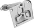 Qiilu Stainless Steel Boat Floor Lock, Flush Mount Hatch Latch Hardware Accessory for Marine Boat