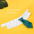 Segarty 6pcs Adjustable Dog Neck Ties, Classy Stripped Neck Tie with White Dog Collar for Small and Medium Pets