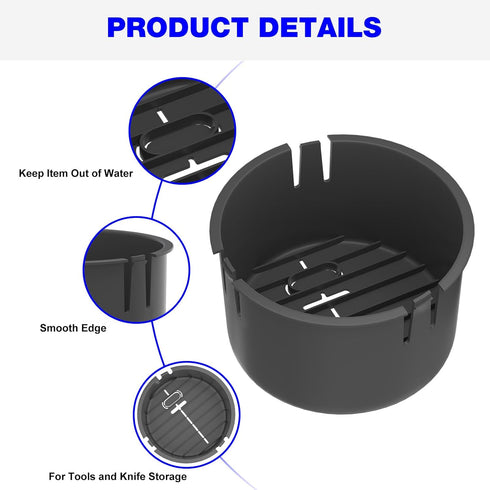 Kayaks Storage Bucket Container for Lifetime Kayak Storage, Fits Hatch Opening 6 7/8" - 2 Pack