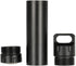 Outdoor Waterproof Capsule - Portable Container Seal Bottle Holder Case, Aluminum, Black