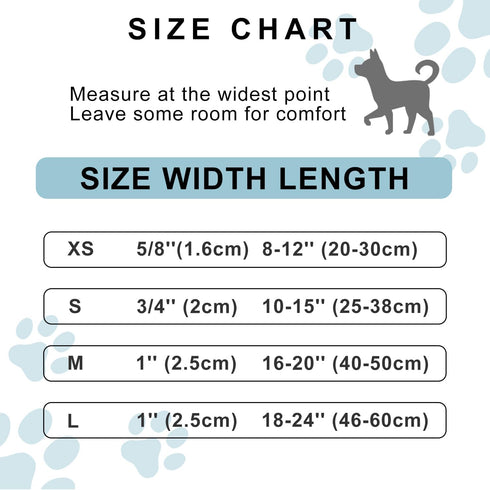 FURRYFECTION Reflective Dog Collar and Leash Set with Quick Release Buckle, Padded Neoprene Adjustable Nylon Collar for