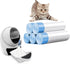 Ferypet 100 Packs Cat Litter Bags with Drawstring, Compatible with Litter-Robot 3/4 Cat