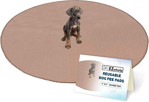 EZwhelp Reusable Dog Pee Pad, Washable Waterproof Mat for Dog Potty Training