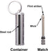 SURVIVE Permanent Match Metal, 2 Pack, Reusable Survival Fire Starter Lighter, Emergency Waterproof Keychain Kit.