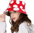 XYIYI Mushrooms Bucket Hats for Women Men Travel Beach Sun Hat Outdoor Fisherman Cap