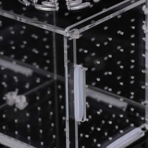 POPETPOP Fish Breeding Box, Acrylic Fish Acclimation Box for Small Fish and Shrimp