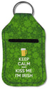 Kiss Me I'm Irish Hand Sanitizer & Keychain Holder - Small