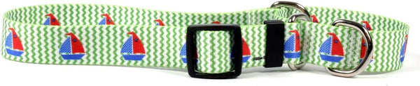 Yellow Dog Design Martingale Slip Collar, Toy Boats, Extra Small 10"