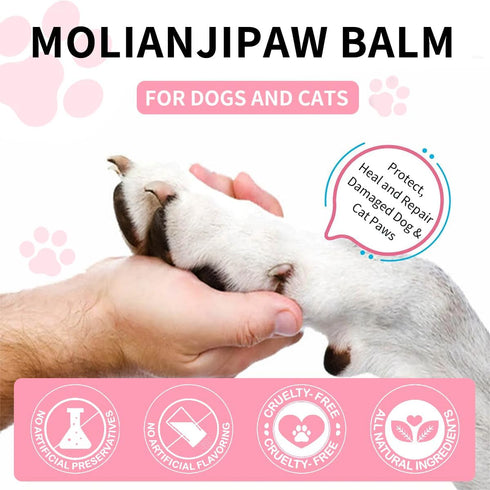 Steigullage Ingredients1.41oz, Cats Paw Balm Lick Safe,paw Butter for Cat-Friendly Natural Pet Paw Wax moisturizer