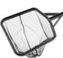 Aquarium Fish Net, Lightweight Nylon Fish Tank Fishing Net, Square Fish Shrimp Net with Plastic Handle