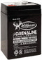 WILDGAME Innovations 6V New Version Edrenaline Rechargeable Battery for Game Feeders Outdoor